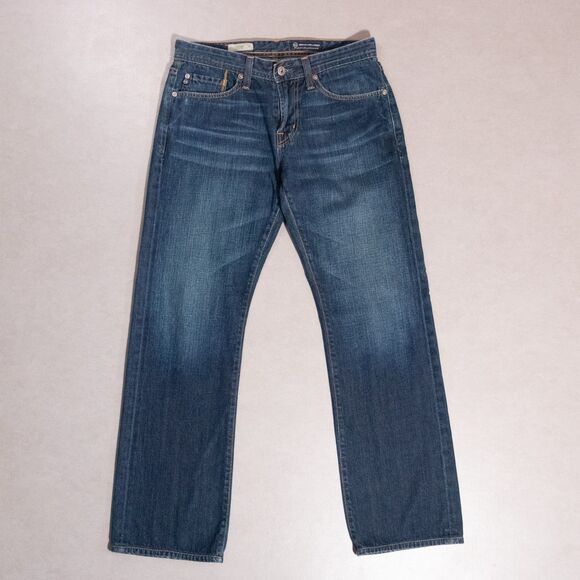 AG Adriano Goldschmied Protege Straight Leg Blue Denim Jeans Men's 30x30 USA - Picture 1 of 6